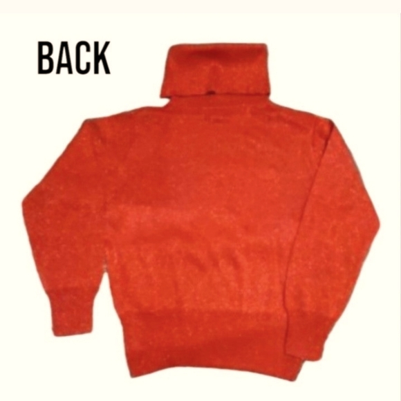 NWOT Dress Barn Red Shimmery Turtleneck Sweater 🆕 - Picture 2 of 5